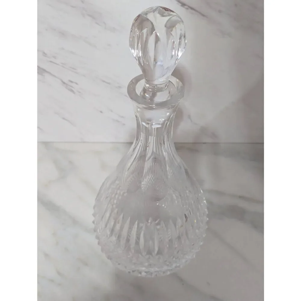 Unknown Brand Cut Lead Crystal Decanter With Stopper Glassware